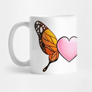 Butterfly Heart Mug